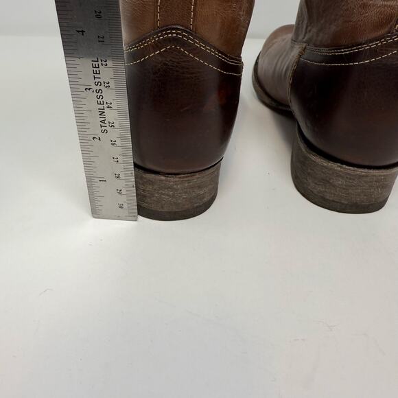 Ariat Paragon Riding Boot Brown Leather Knee-High Boots Women's 7.5B Leather EUC - Picture 8 of 16